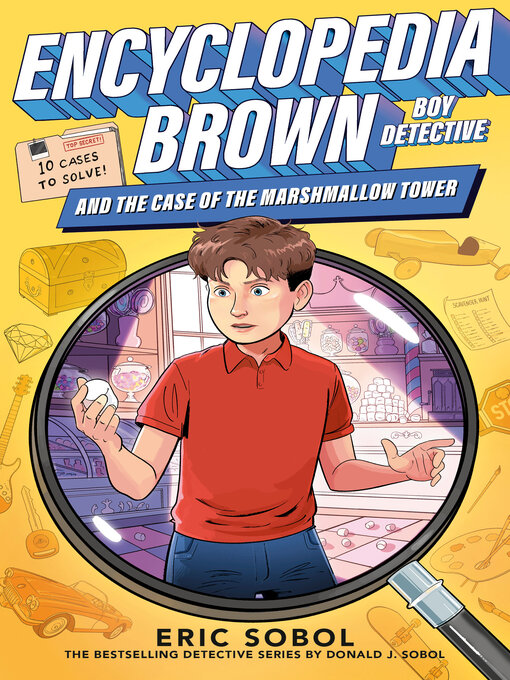 Imagen de portada para Encyclopedia Brown and the Case of the Marshmallow Tower